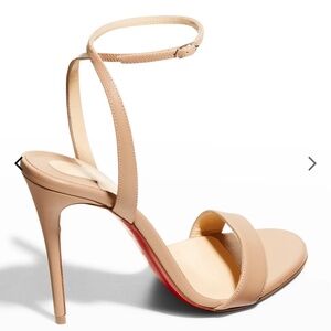 Christian Louboutin Loubi strap heels
